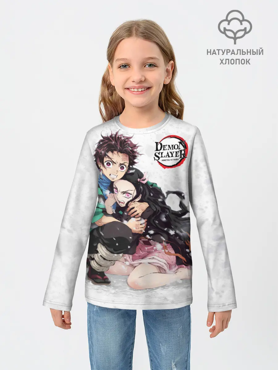 Детский лонгслив / Клинок, рассекающий демонов