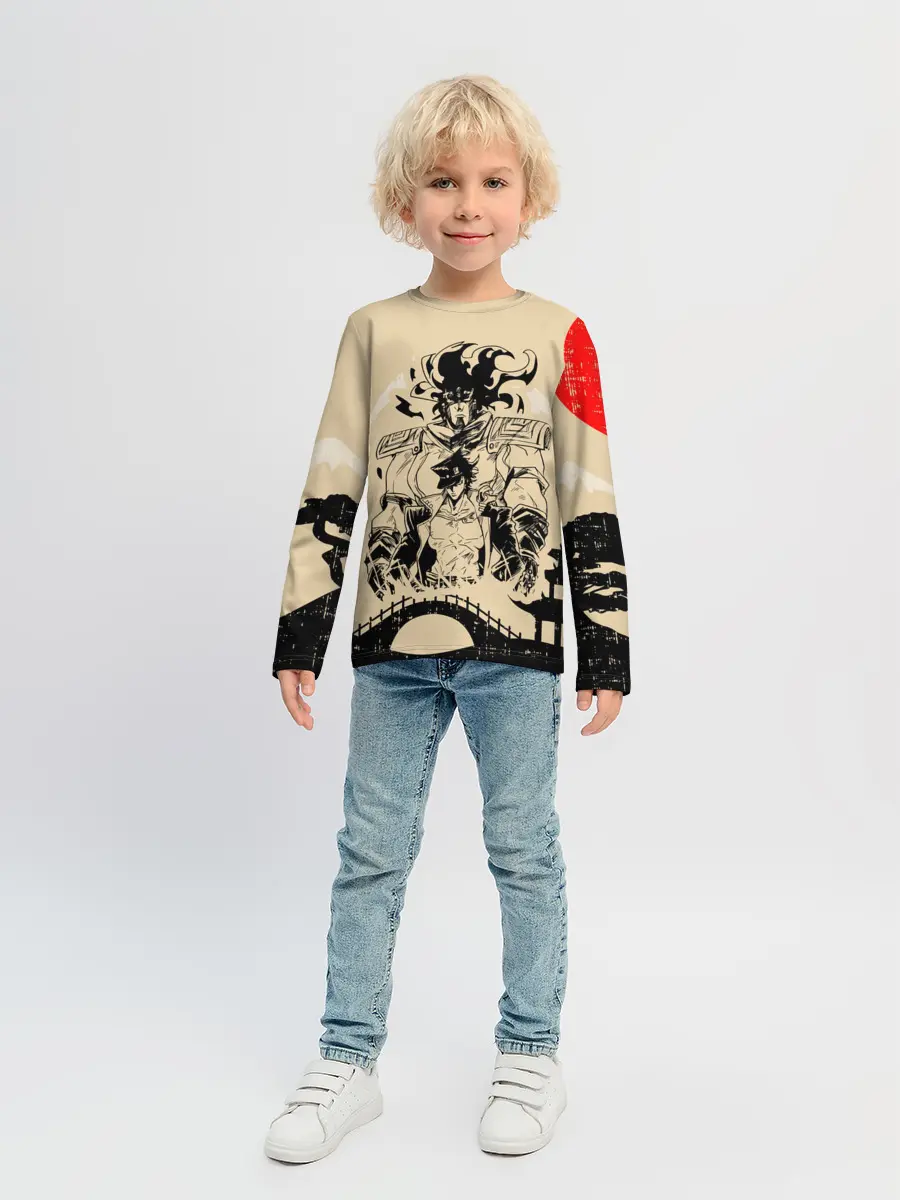 Детский лонгслив / JOJO BIZARRE ADVENTURE | ПРИКЛЮЧЕНИЯ ДЖОДЖО