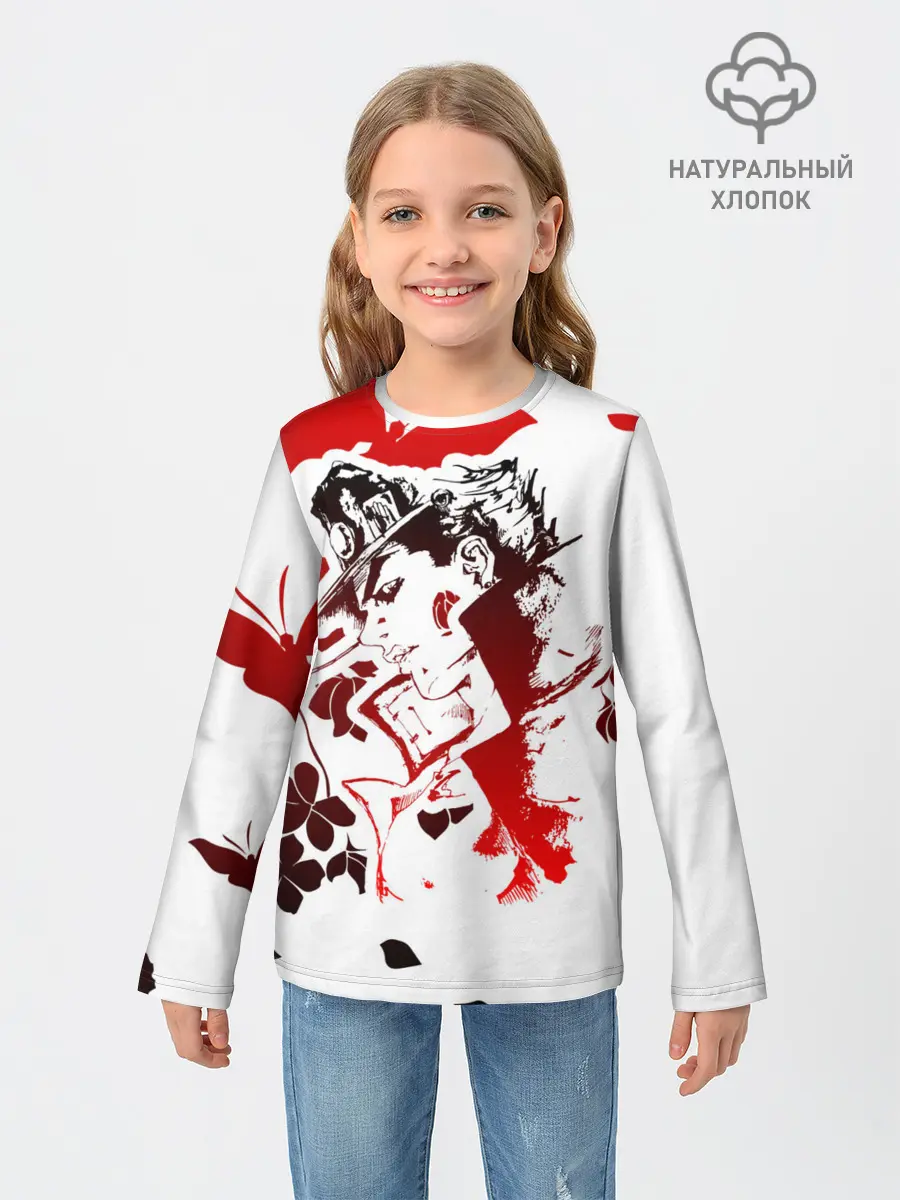 Детский лонгслив / JoJo Bizarre Adventure
