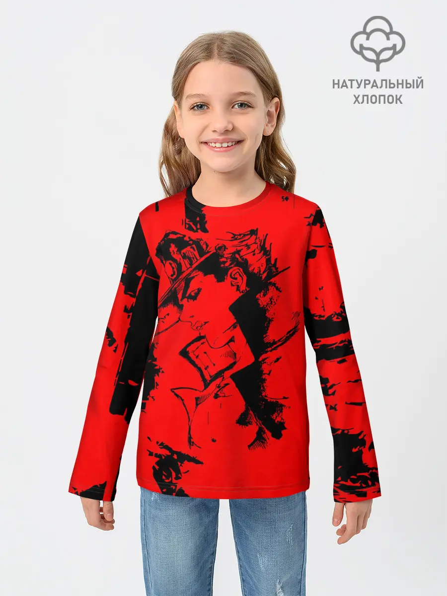 Детский лонгслив / JoJo Bizarre Adventure