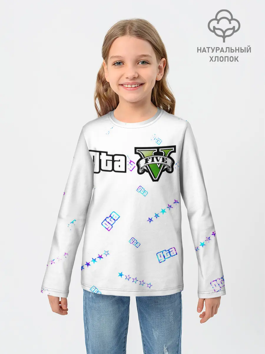 Детский лонгслив / GTA 5 / ГТА 5