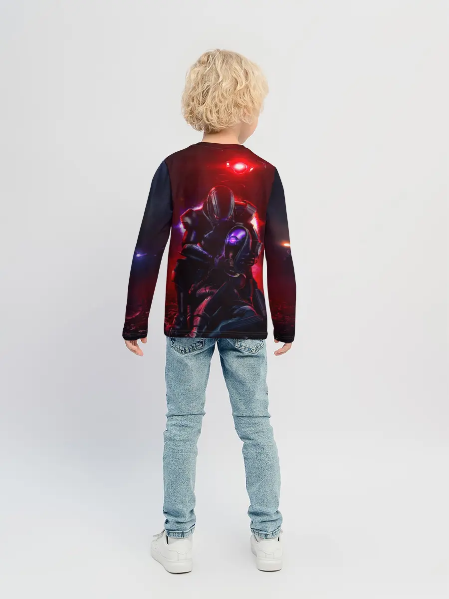 Детский лонгслив / Mass Effect