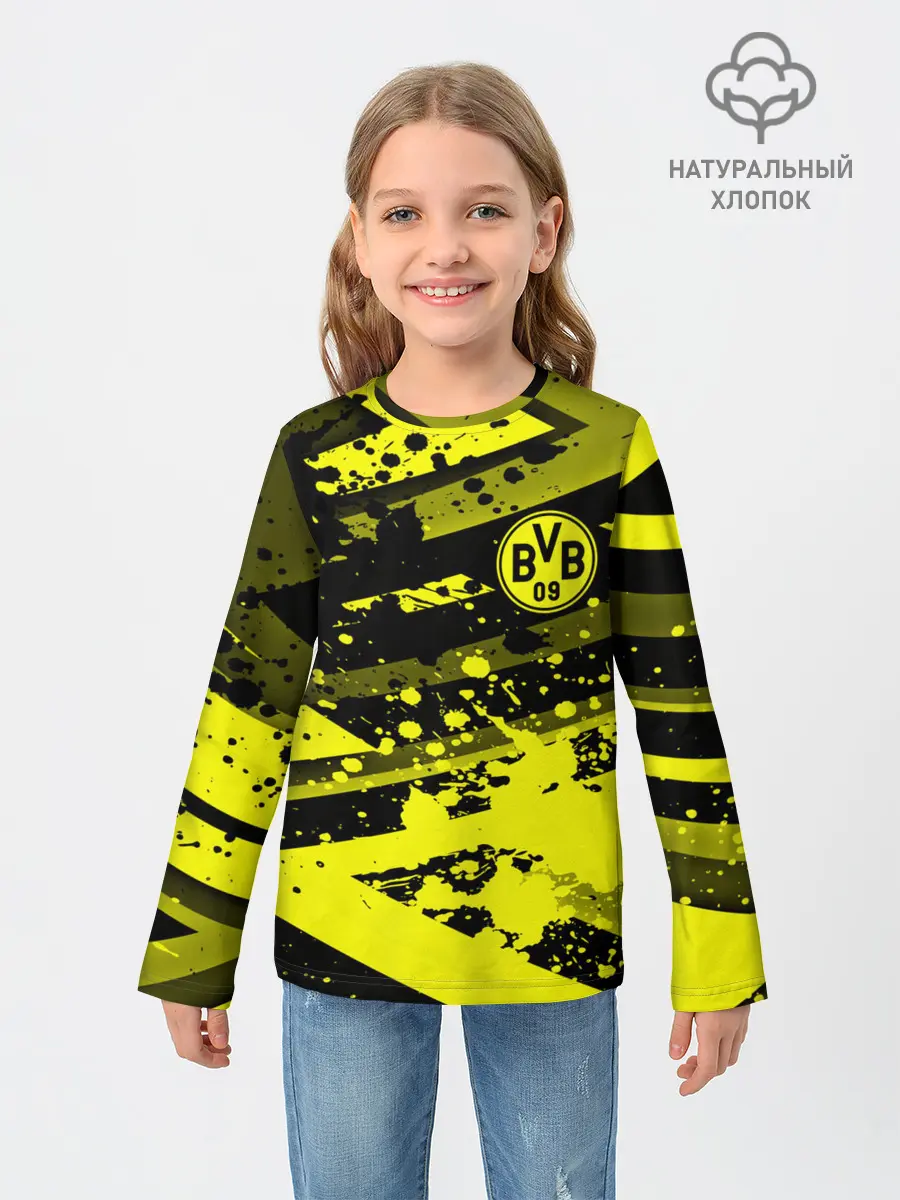 Детский лонгслив / Borussia Dortmund