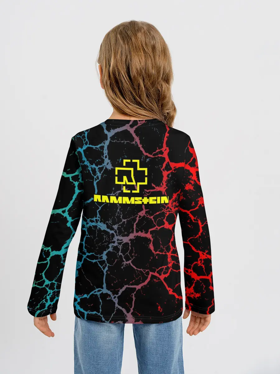 Детский лонгслив / Rammstein трещины
