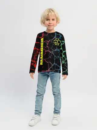 Детский лонгслив / Rammstein трещины