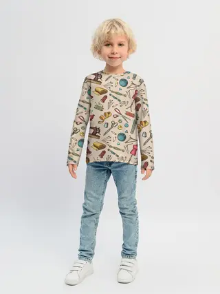 Детский лонгслив / предметы шитья