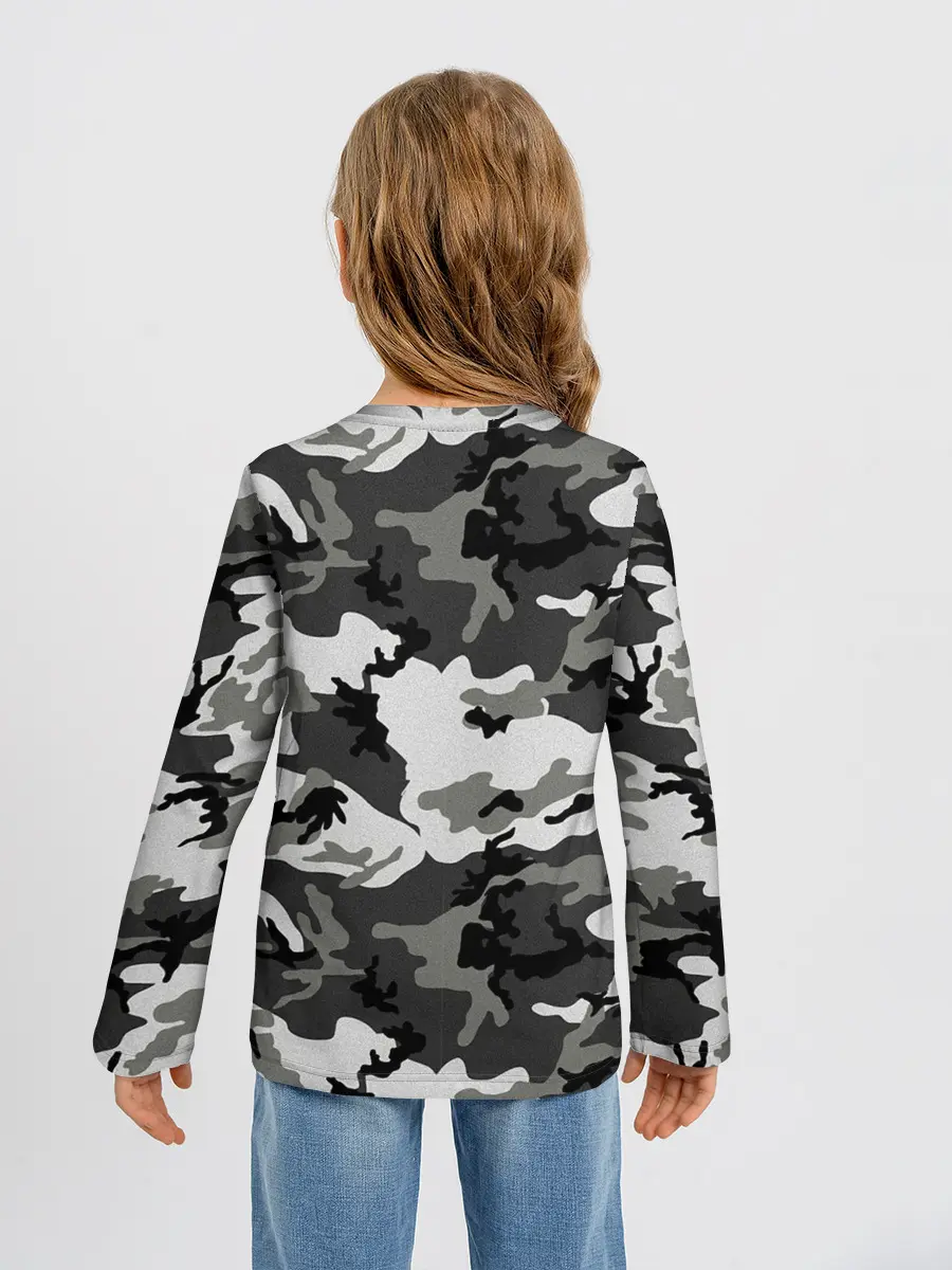 Детский лонгслив / Маскировка