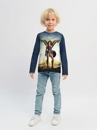 Детский лонгслив / Wonder Woman