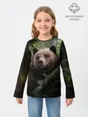 Детский лонгслив / Медведь