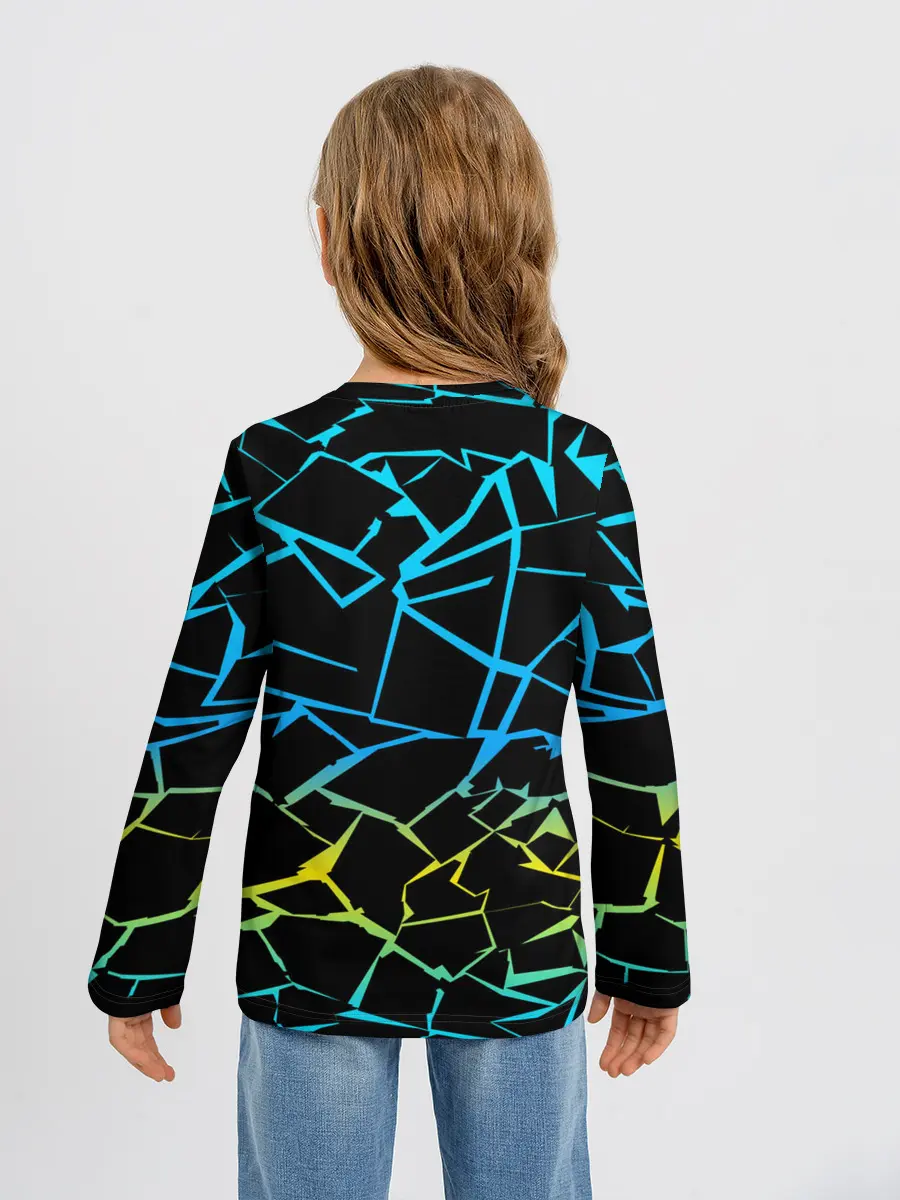 Детский лонгслив / НЕОНОВЫЙ ГРАДИЕНТ