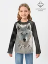 Детский лонгслив / Волк