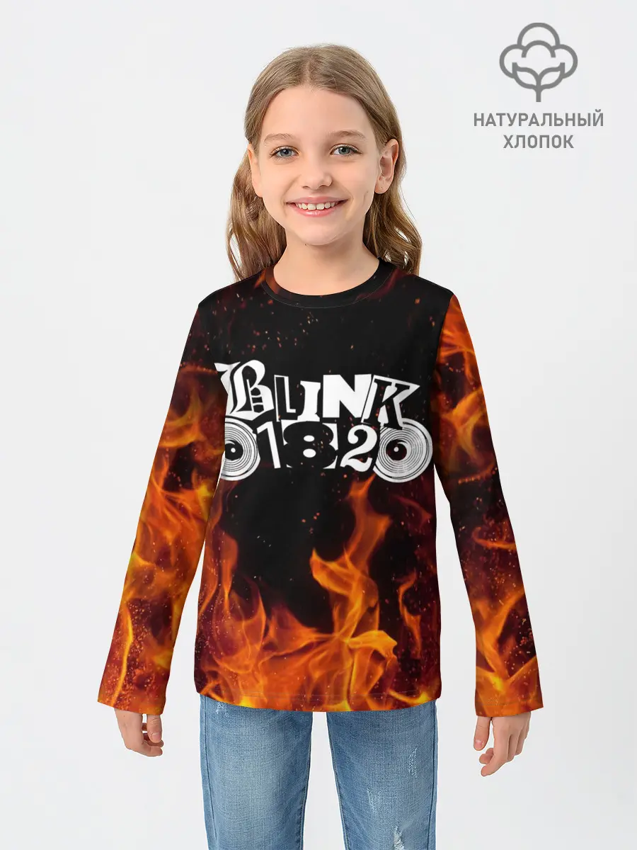 Детский лонгслив / Blink 182