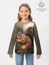 Детский лонгслив / Белка
