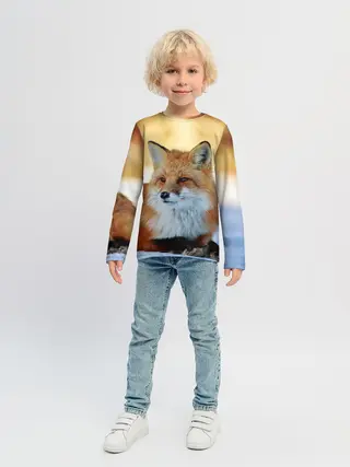 Детский лонгслив / Лиса