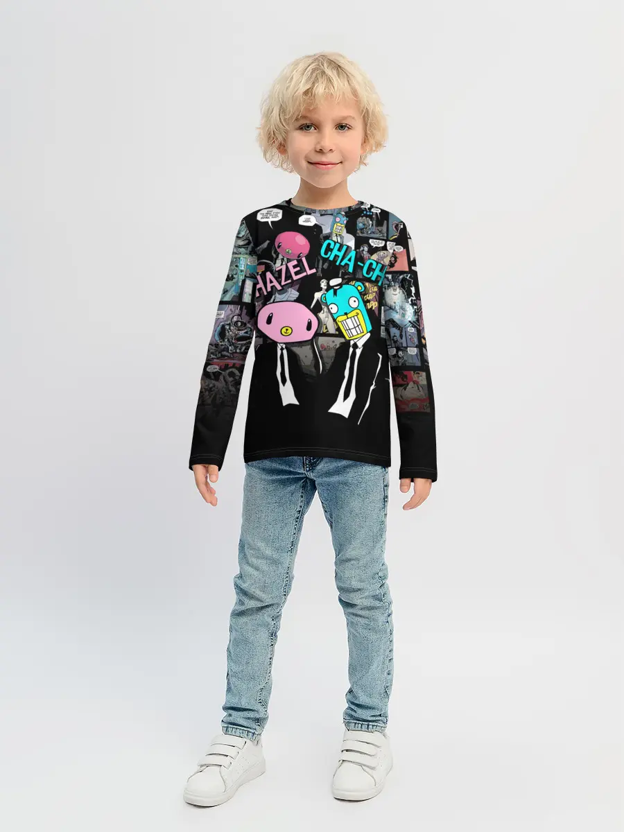 Детский лонгслив / Амбрелла, Хэйзел и Ча-Ча