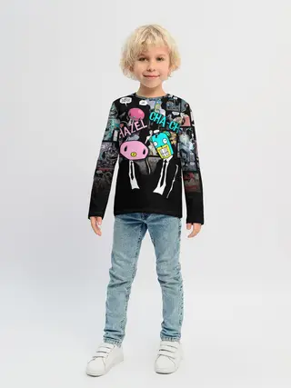 Детский лонгслив / Амбрелла, Хэйзел и Ча-Ча