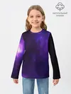 Детский лонгслив / Фиолетовая звезда