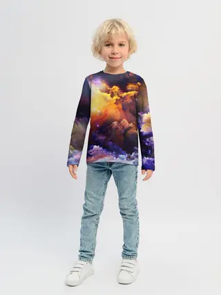 Детский лонгслив / Яркий свет