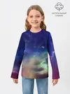 Детский лонгслив / Космическое сияние
