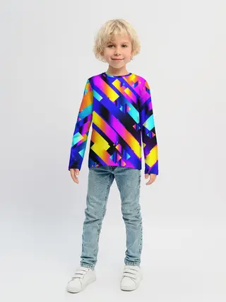Детский лонгслив / Rectangle