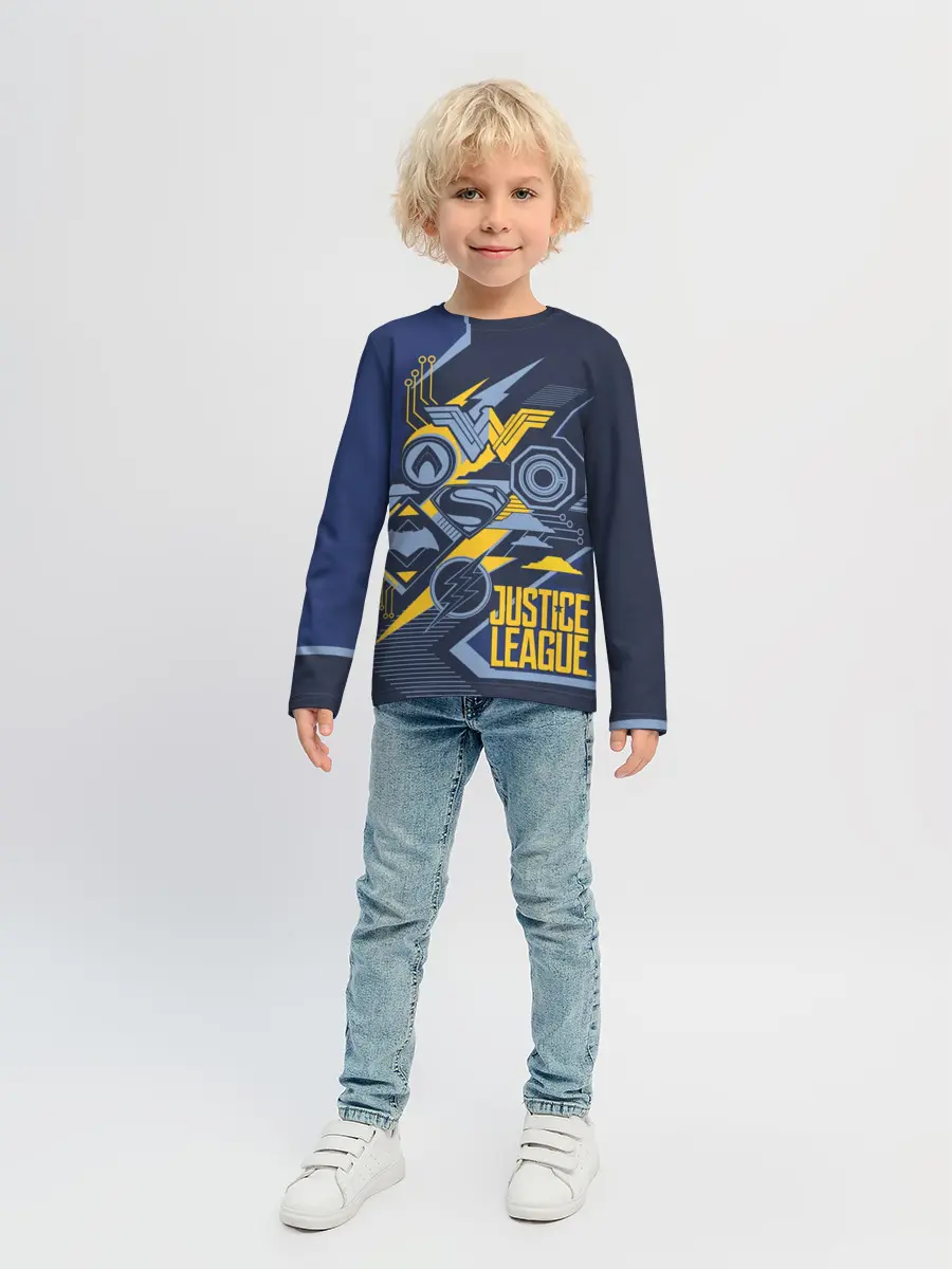 Детский лонгслив / Justice League