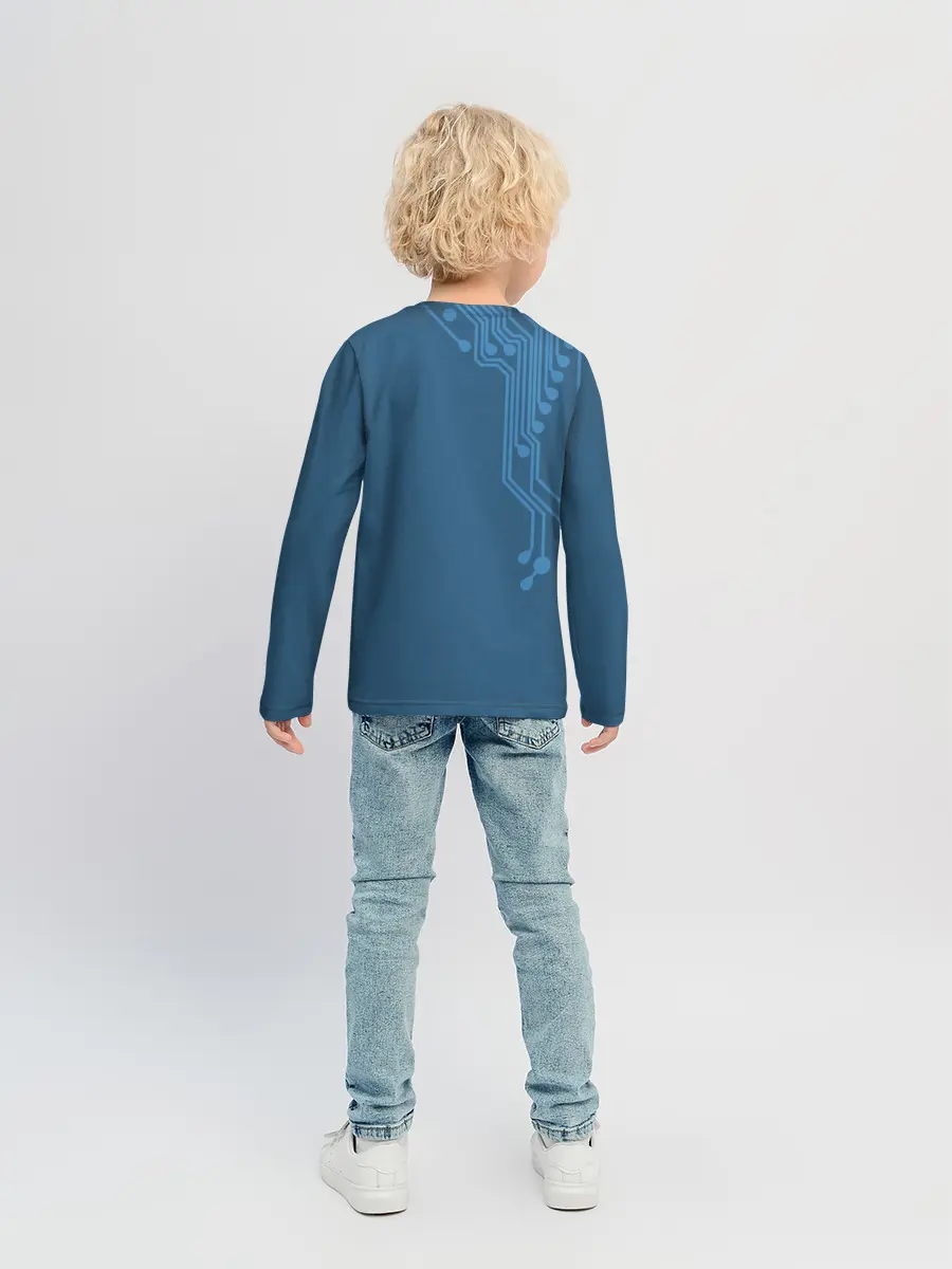 Детский лонгслив / Cyborg