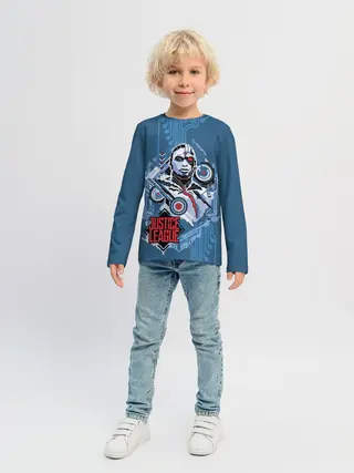 Детский лонгслив / Cyborg