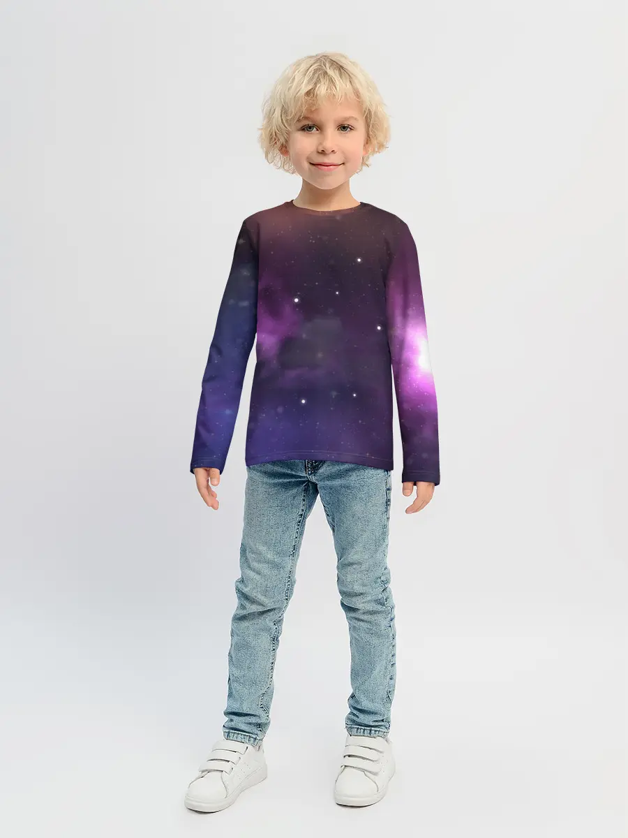 Детский лонгслив / Космические туманности