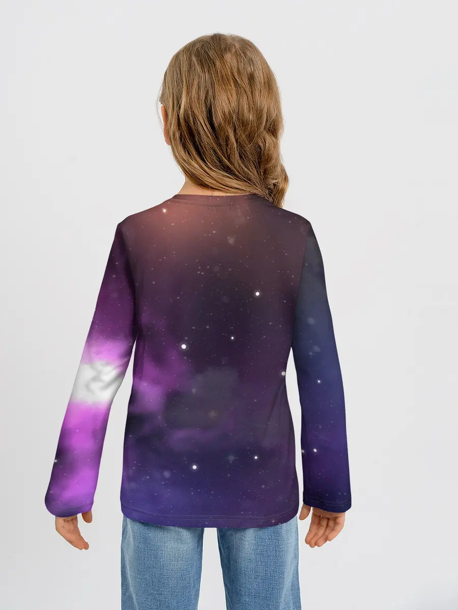 Детский лонгслив / Космические туманности