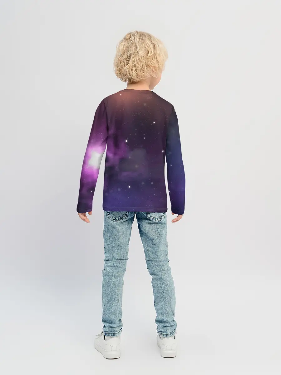 Детский лонгслив / Космические туманности