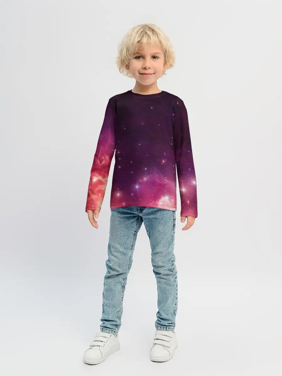 Детский лонгслив / Космическая вспышка