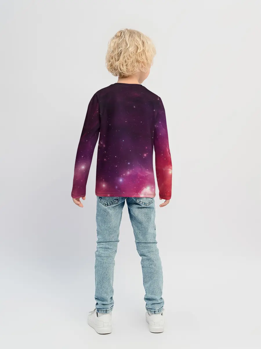 Детский лонгслив / Космическая вспышка
