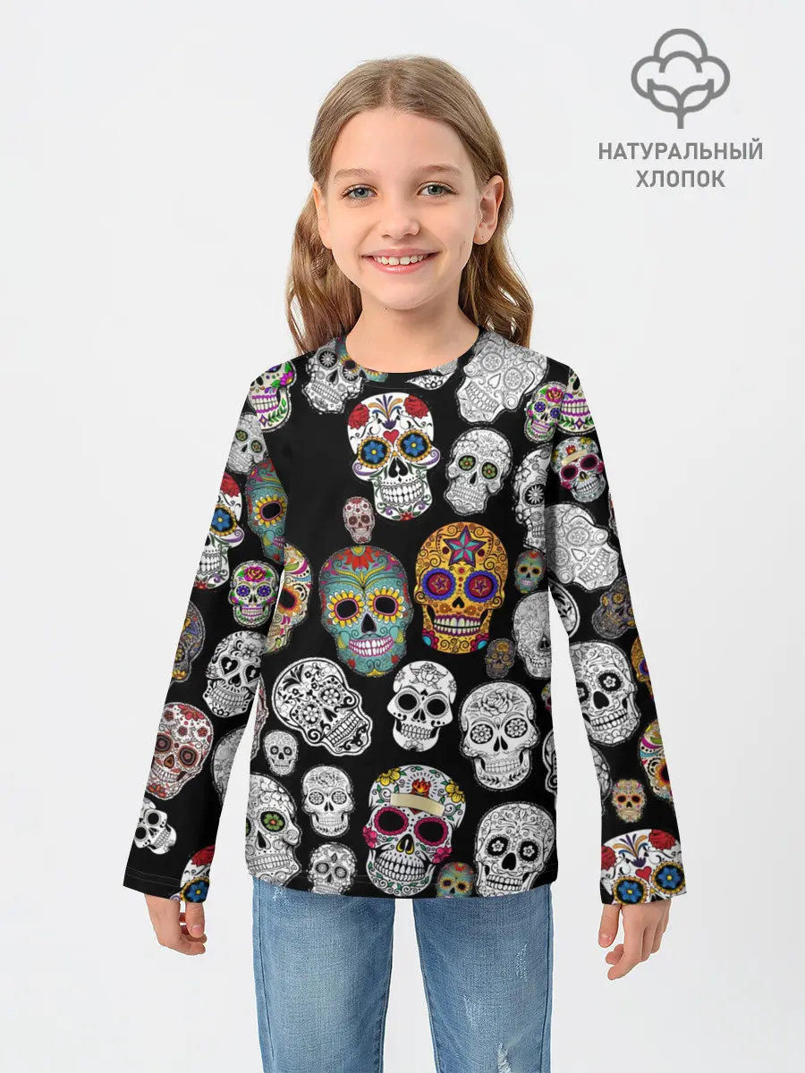 Детский лонгслив / Мексиканский праздник