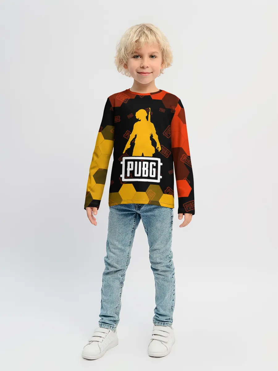 Детский лонгслив / PUBG / ПАБГ