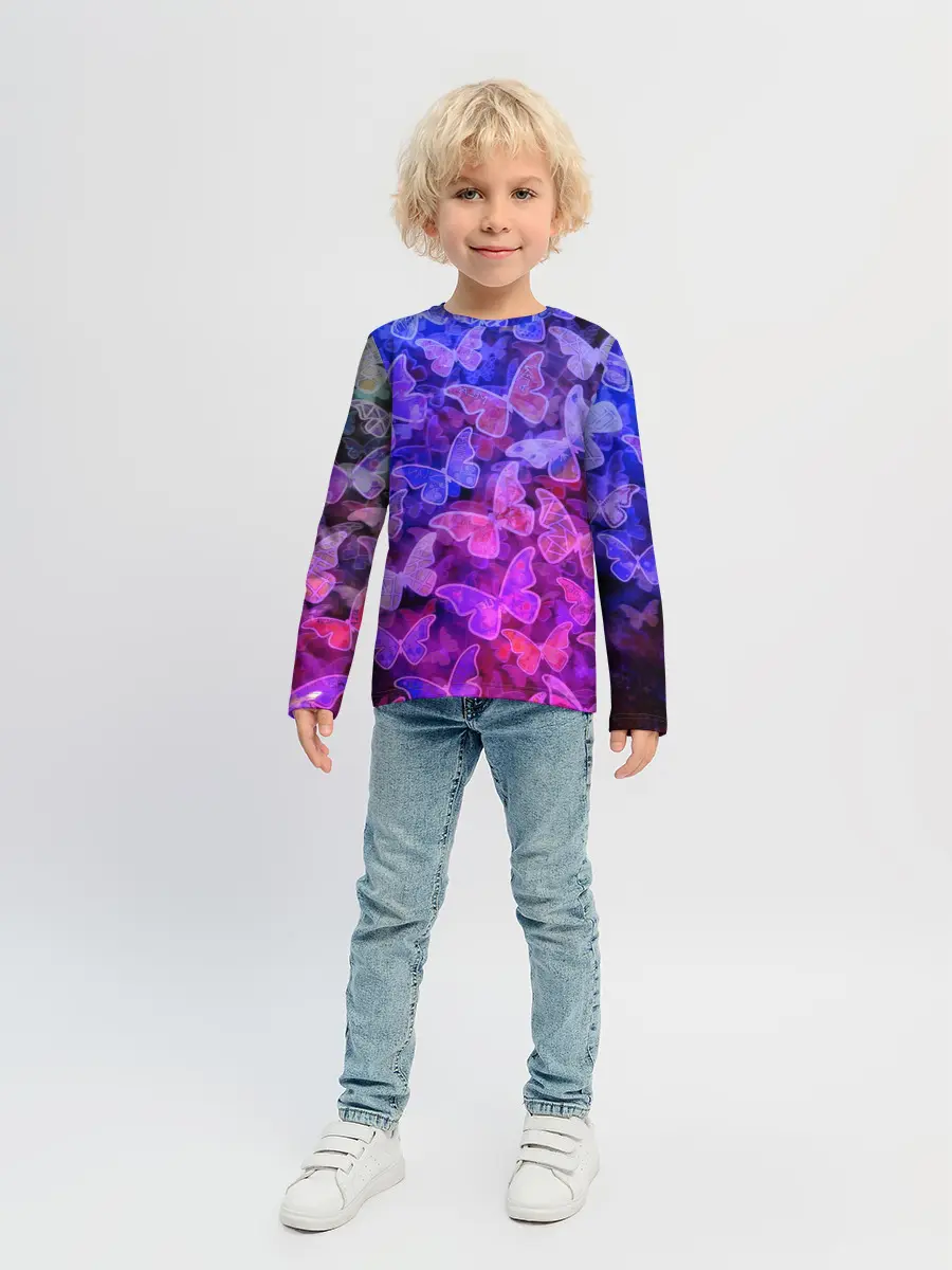 Детский лонгслив / Стеклянный рой
