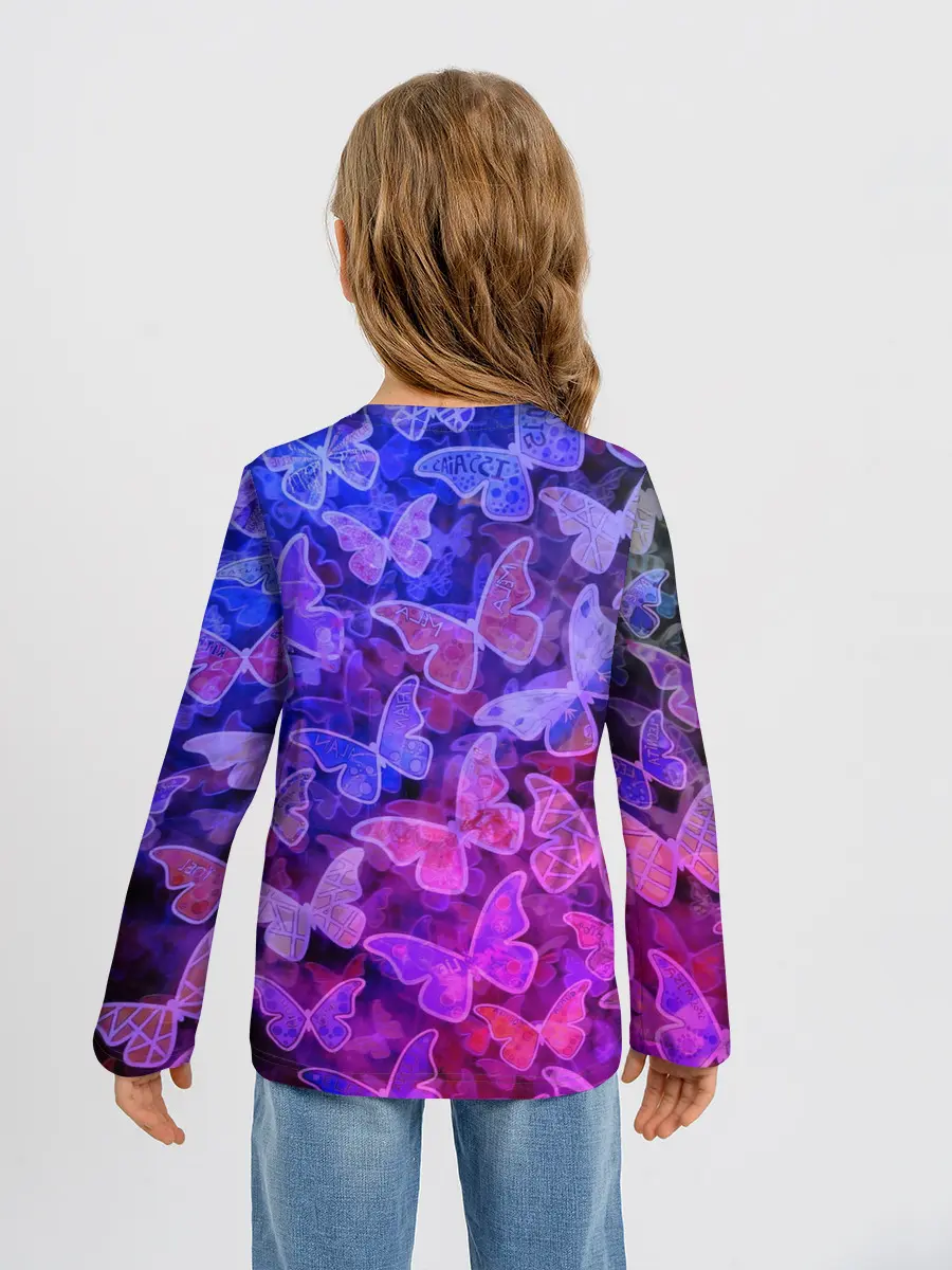 Детский лонгслив / Стеклянный рой