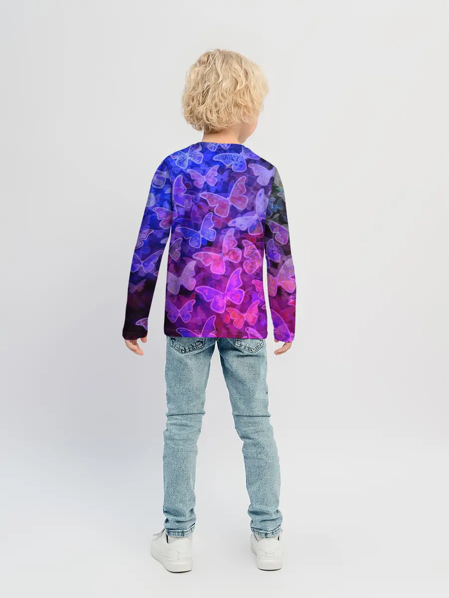 Детский лонгслив / Стеклянный рой