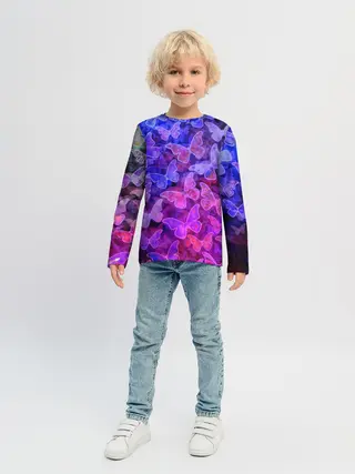 Детский лонгслив / Стеклянный рой