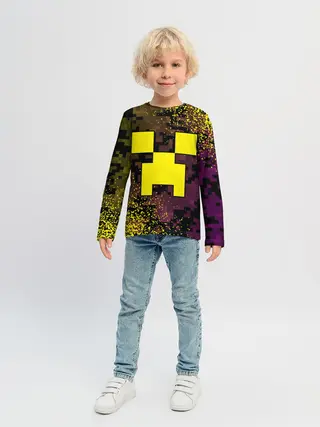 Детский лонгслив / MINECRAFT / МАЙНКРАФТ