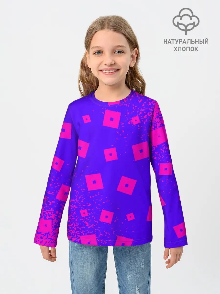 Детский лонгслив / ROBLOX / РОБЛОКС