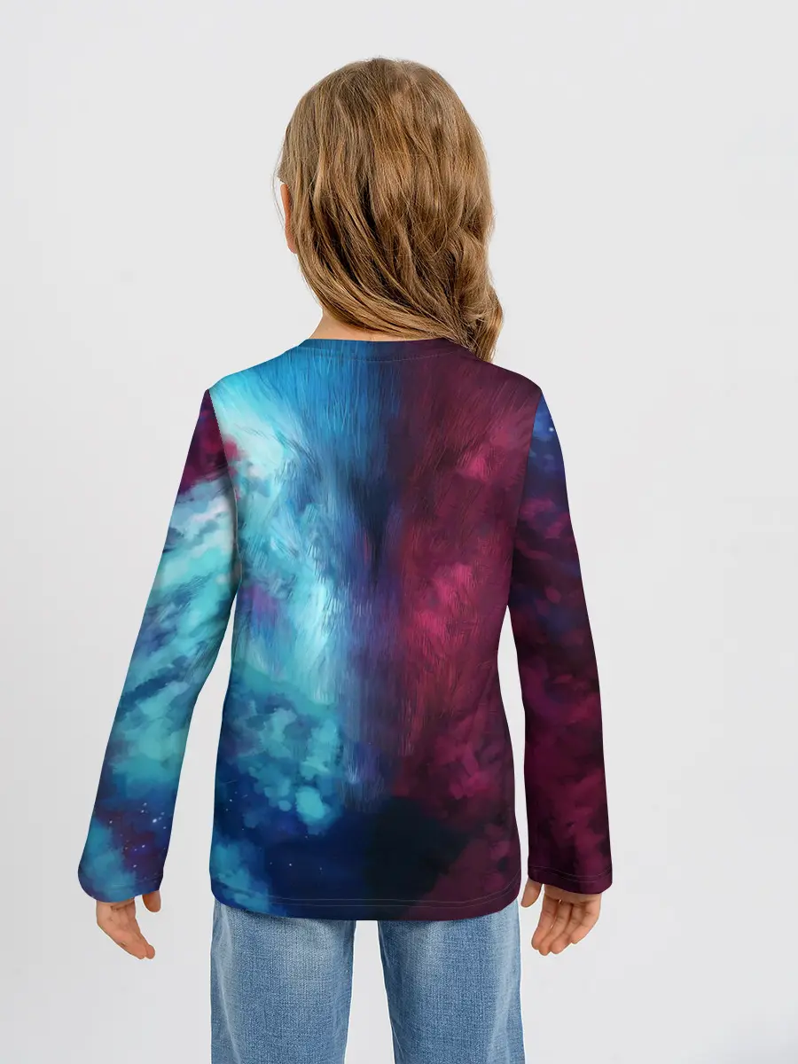 Детский лонгслив / ВЗГЛЯД ВОЛКА