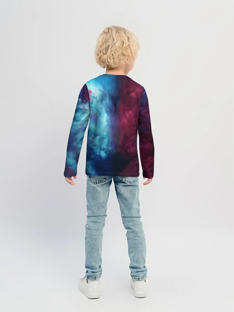 Детский лонгслив / ВЗГЛЯД ВОЛКА