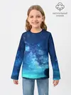 Детский лонгслив / Синяя Небо