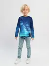 Детский лонгслив / Синяя Небо