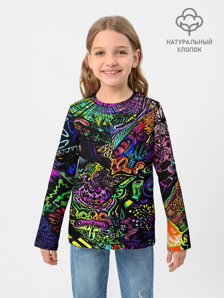 Детский лонгслив / PSYHODELIC
