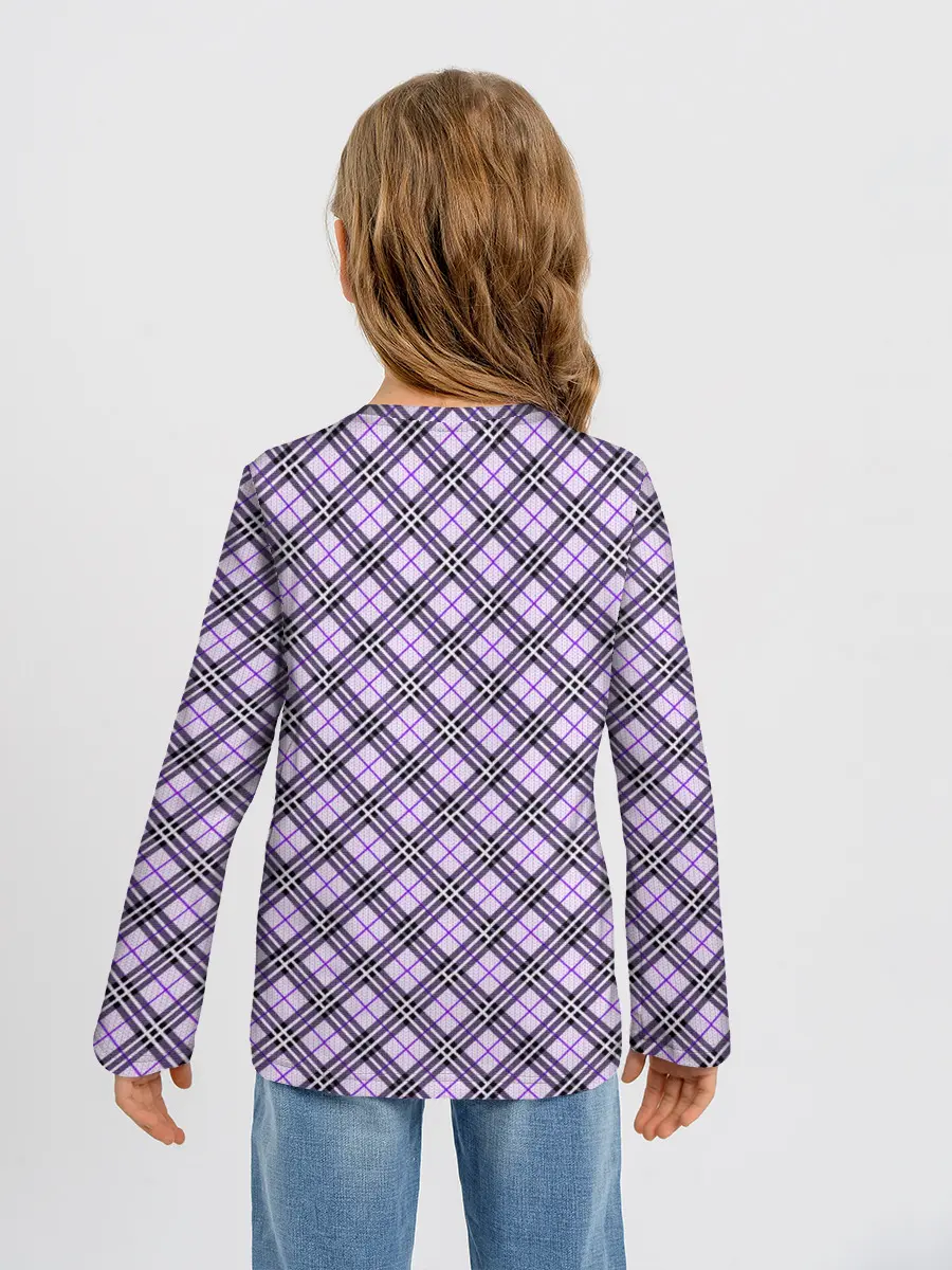 Детский лонгслив / Костюм в клетку