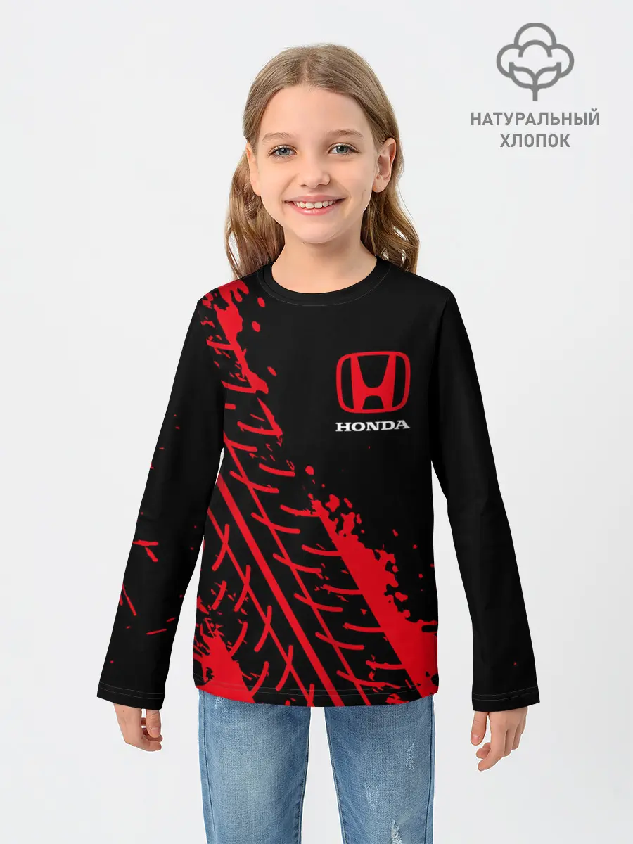 Детский лонгслив / HONDA / ХОНДА