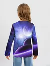 Детский лонгслив / Неоновый Космос