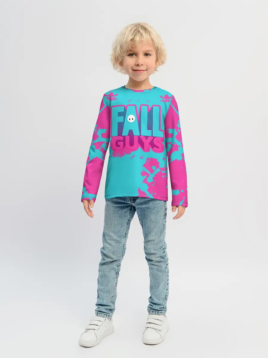 Детский лонгслив / Fall Guys: Ultimate Knockout