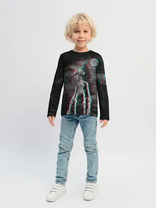 Детский лонгслив / Siren Head Horror